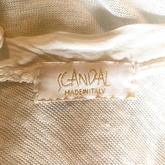 Scandal of Italy White Sequin Tank Top - Picture 13 of 13